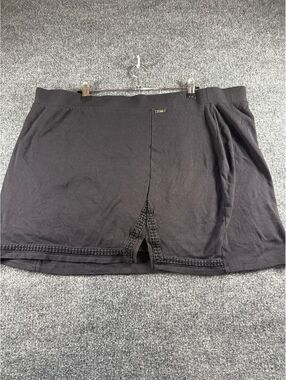 JNY Black Skort with Decorative Trim